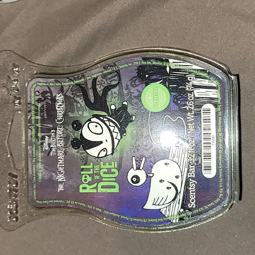 NEW Scentsy Bar Roll the Dice Halloween